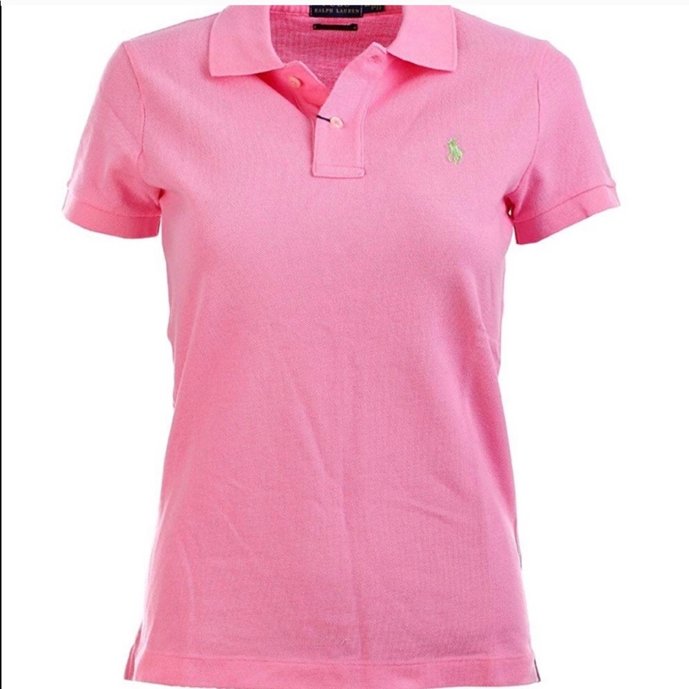 Ralph Lauren Women’s Slim fit Polo Pink Shirt